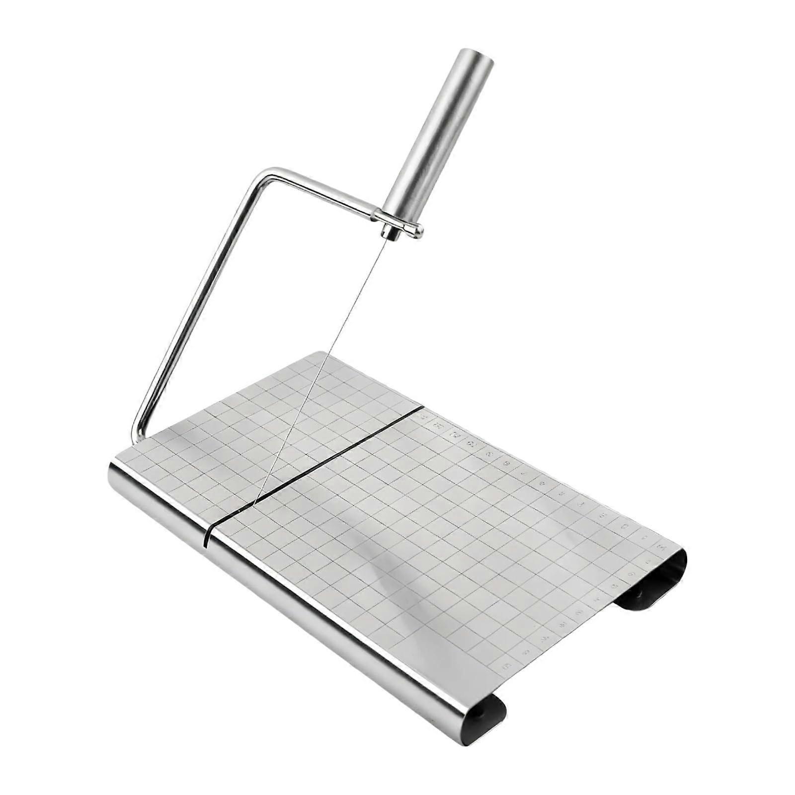 Stainless Steel Soap Cutter with Precision Grid Scale, Adjustable Slicer for Handmade DIY Soap Making