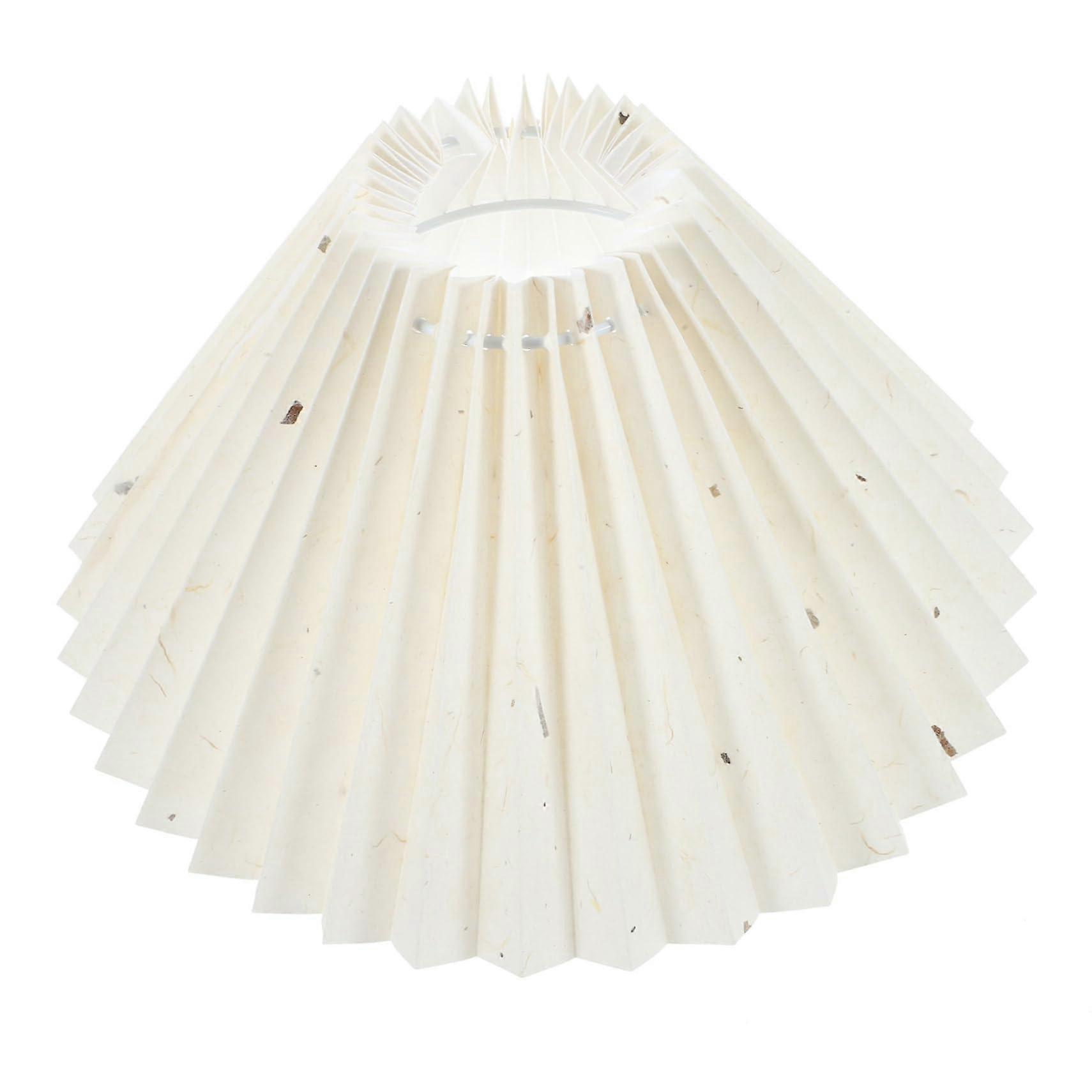 Vintage Fabric Drum Lamp Shade for Table Lamps, Foldable Design, Small Desk Lamp Shade