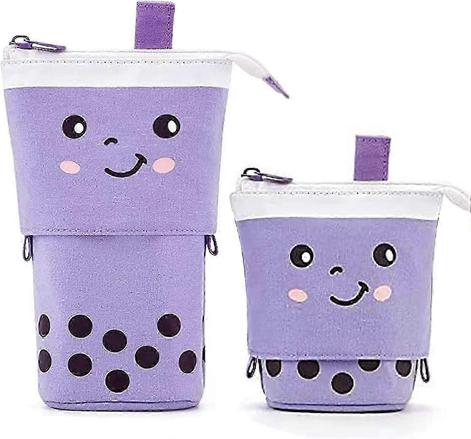 Practical School Stationery Organizer With Telescopic Pencil Case For Kids