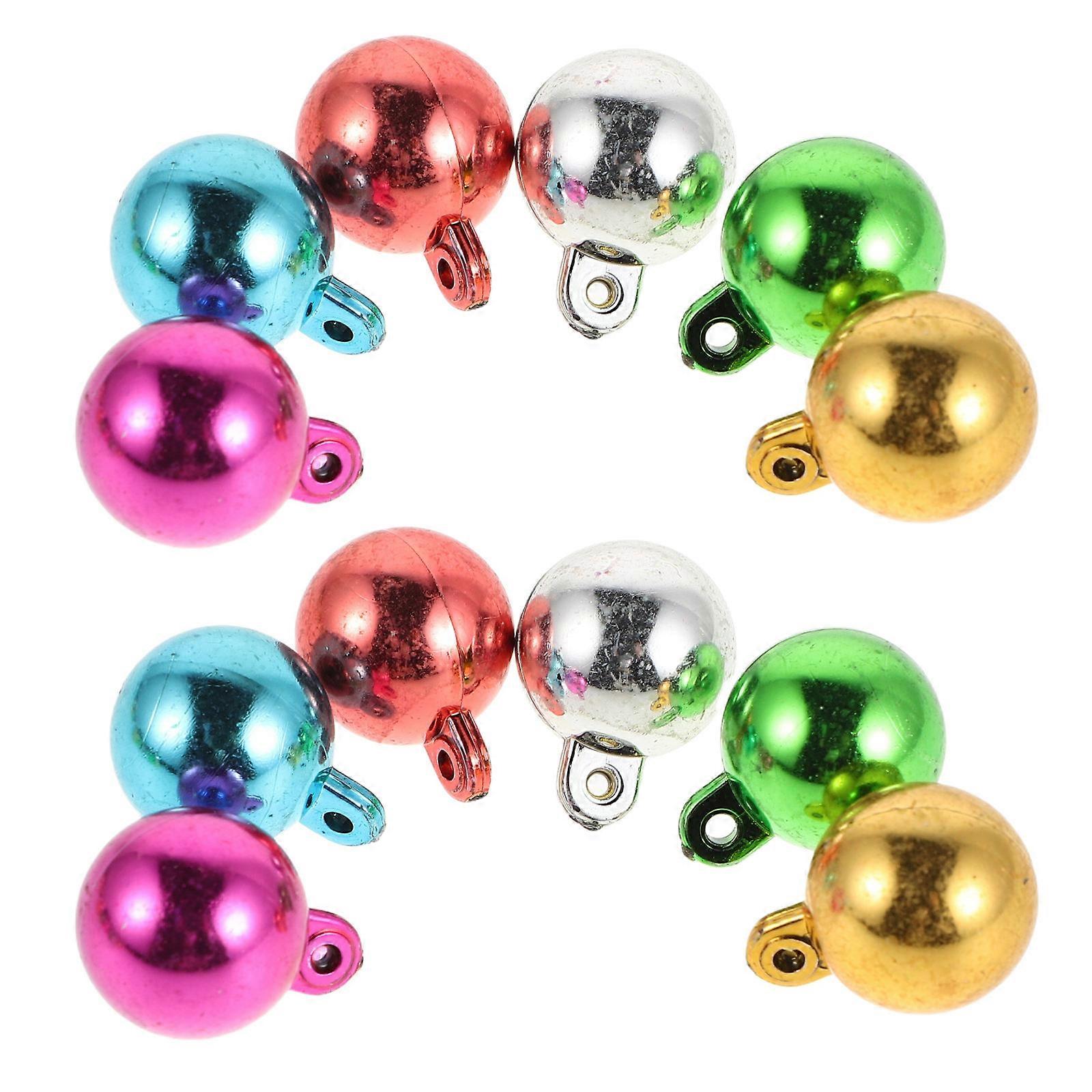 Colorful Plastic Christmas Beads for Ornament Making 100Pcs