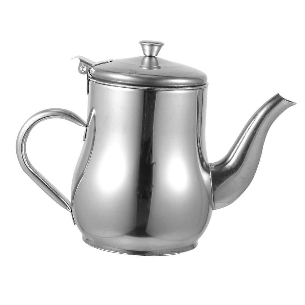 Stainless Steel Oil Strainer Pot with Filter for Kitchen Cooking and Tea, Durable MultiUse