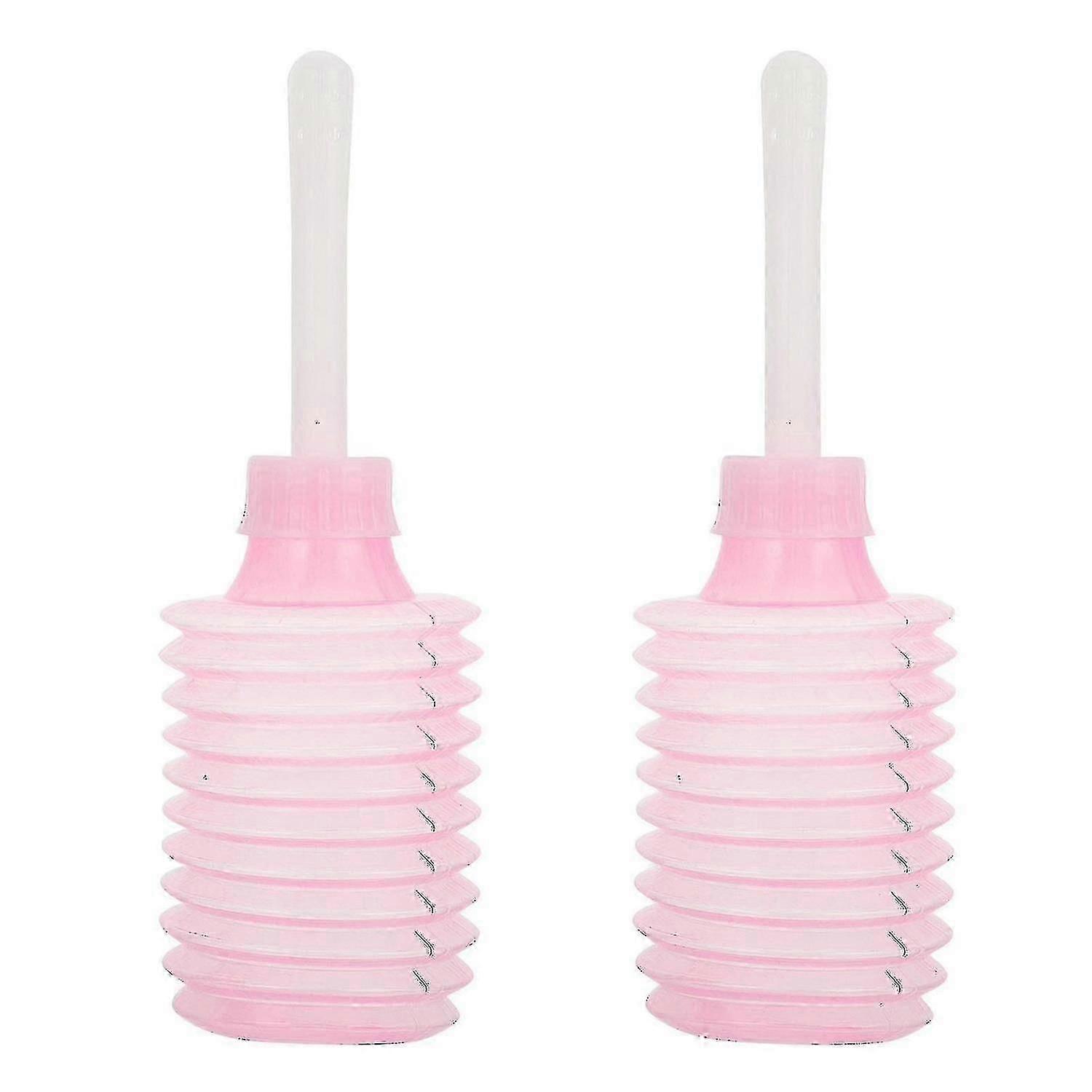 12 قطعة منظف الجزء الخاص المهبلي القابل للتصرف متعدد الوظائف الدوش المهبلي (الوردي) - fcy