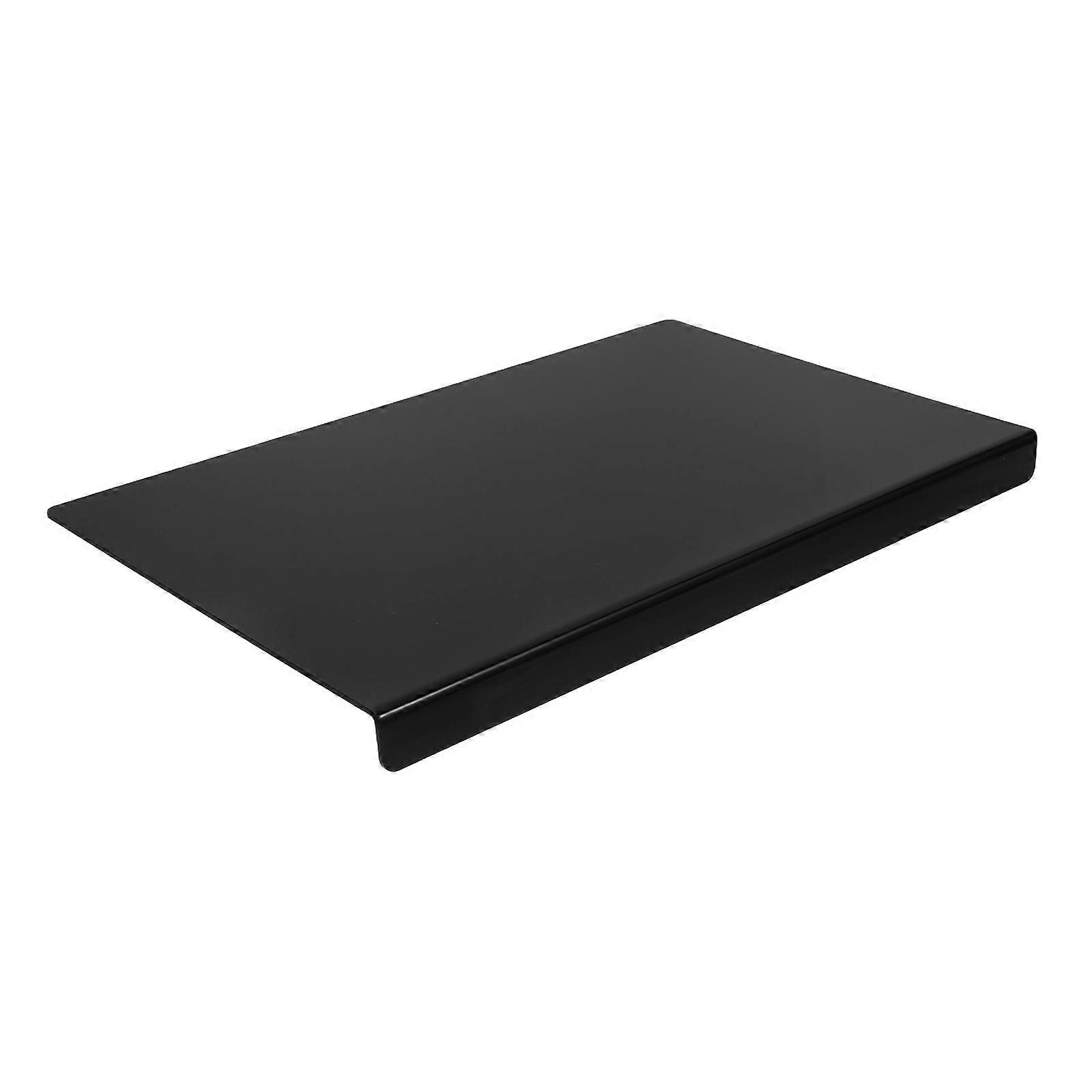 Black Acrylic Cutting Board NonSlip Design Versatile Kitchen Accessory for Home Small Size