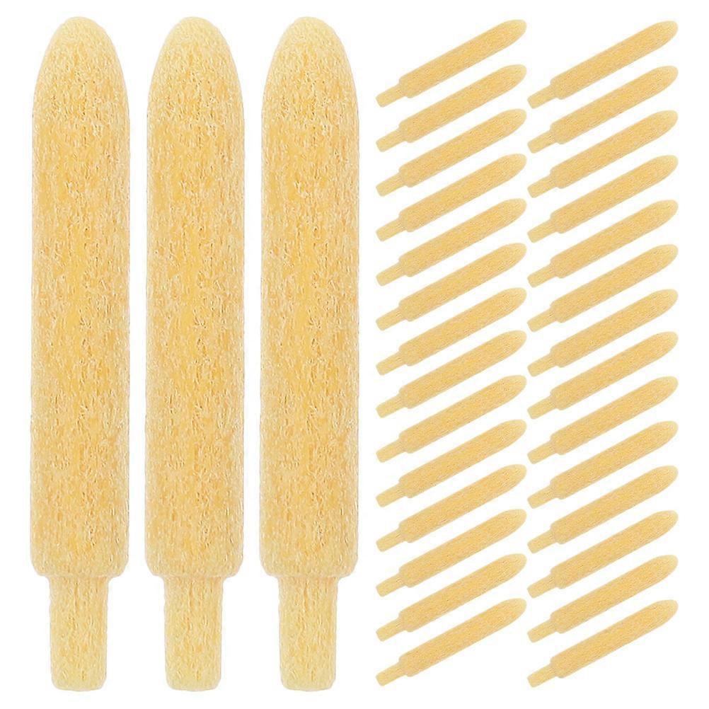 40Pcs Paint Marker Nibs Replacement for Permanent Markers Yellow Acrylic