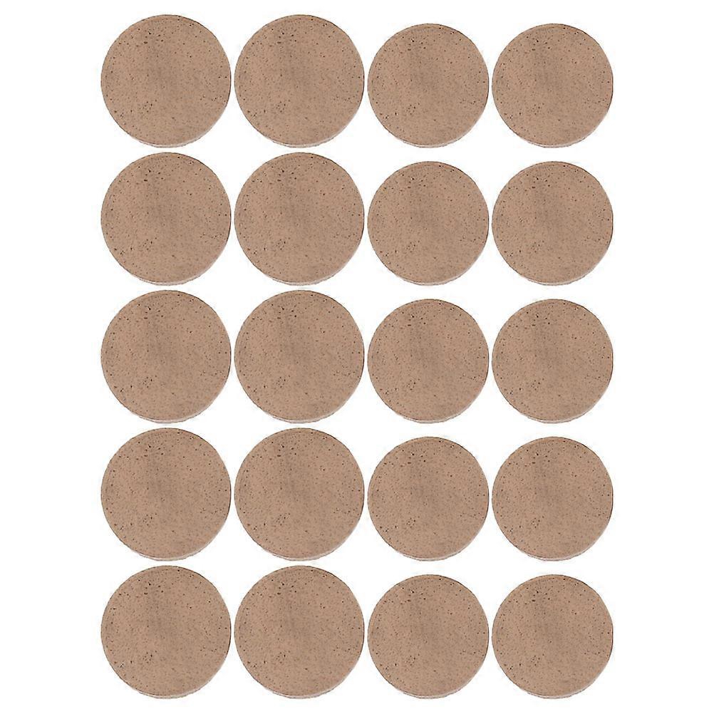 Brown Billiard Cue Tips for Pool Cues Replacement with Durable Craftsmanship 20pcs