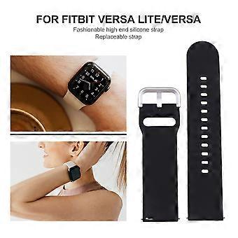 Silicone Watch Band for Sports Soft Comfortable Black Highend Material 22MM