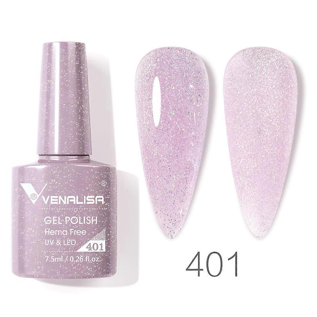 VENALISA Nail Gel Polish VIP4 New 7.5ml Hema Free Semi Permanent Soak off UVLED Nail Gel Varnish Gorgeocom Color Nail Gel Lacquer