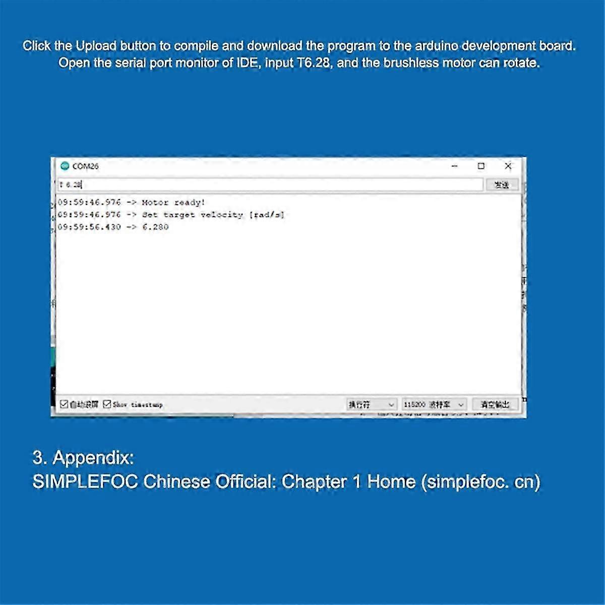 SimpleFOCMini Brushless DC Motor Driver Board FOC Control Driver SVPWM Control Algorithm Driver Boa