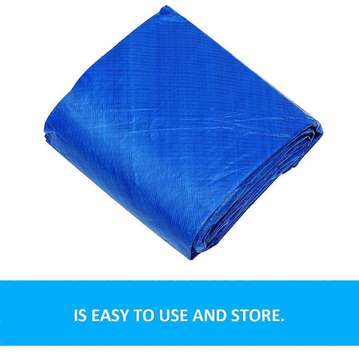 Outdoor Pool Cover 12ft Round For Frame Pools Protect From Rain 1Set