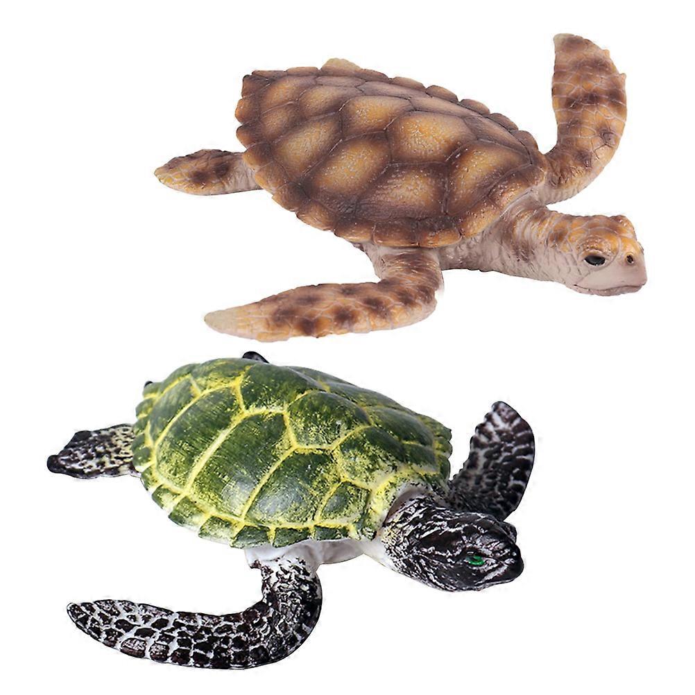 Tortoise Figures Simulation Model for Kids Playing with 4Pcs Assorted Color