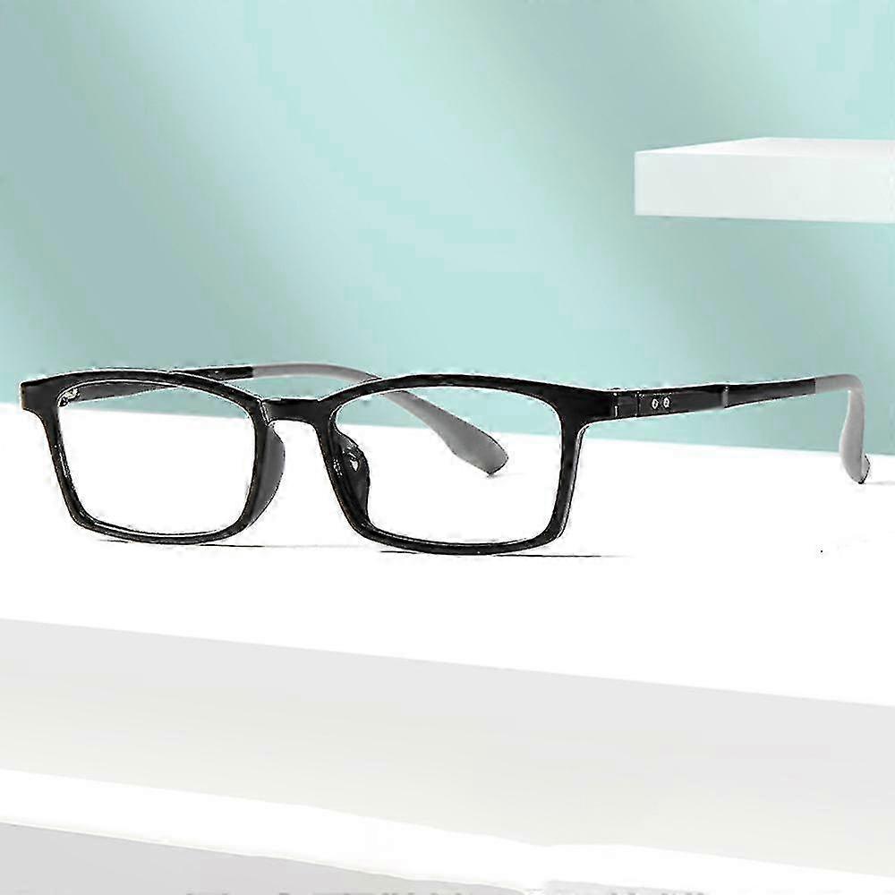 Small Rectangular Frame Anti-blue Ray Glasses Lightweight Flat Lens Eyeglasses