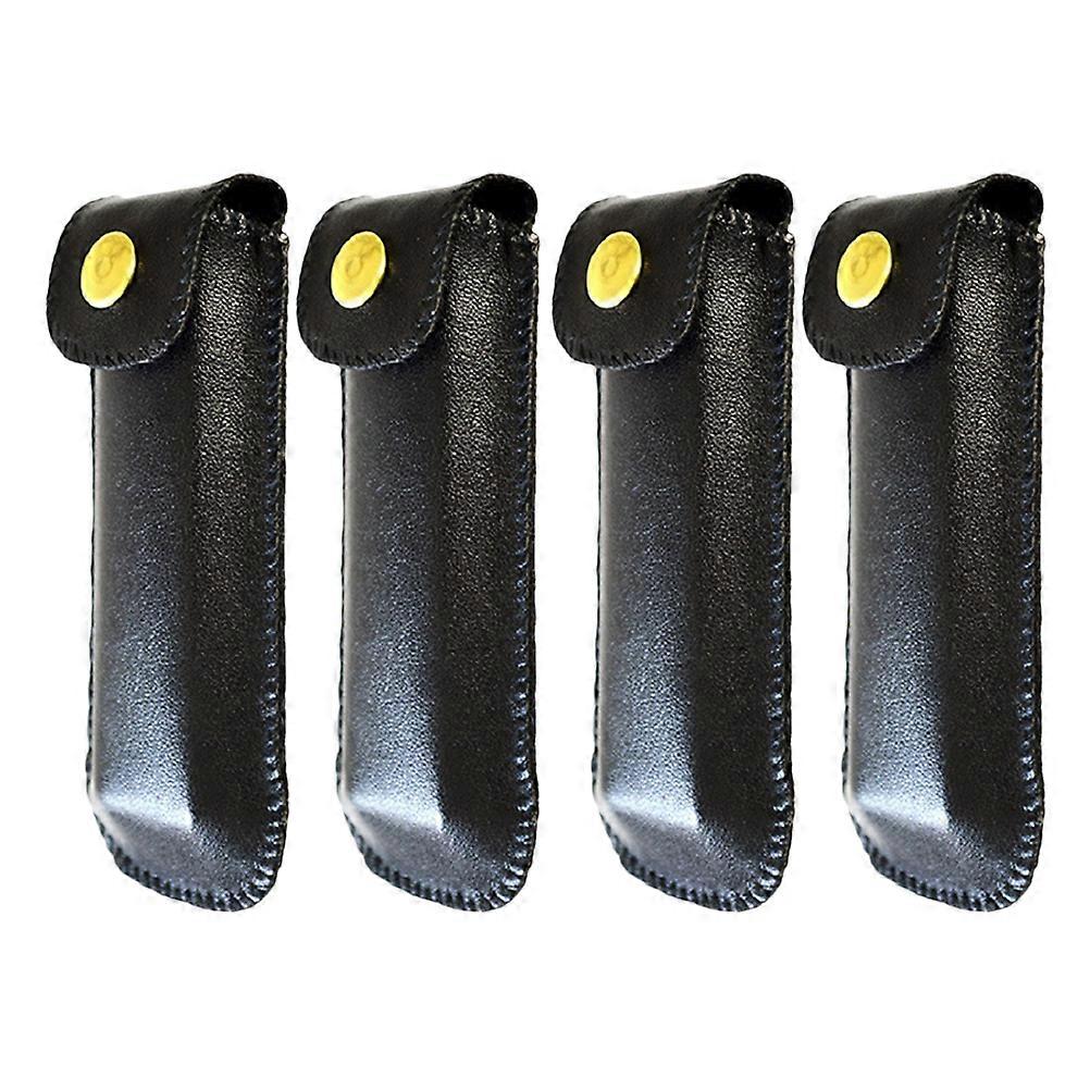 Harmonica Storage Case for Travel with 4Pcs PU Hard Cases