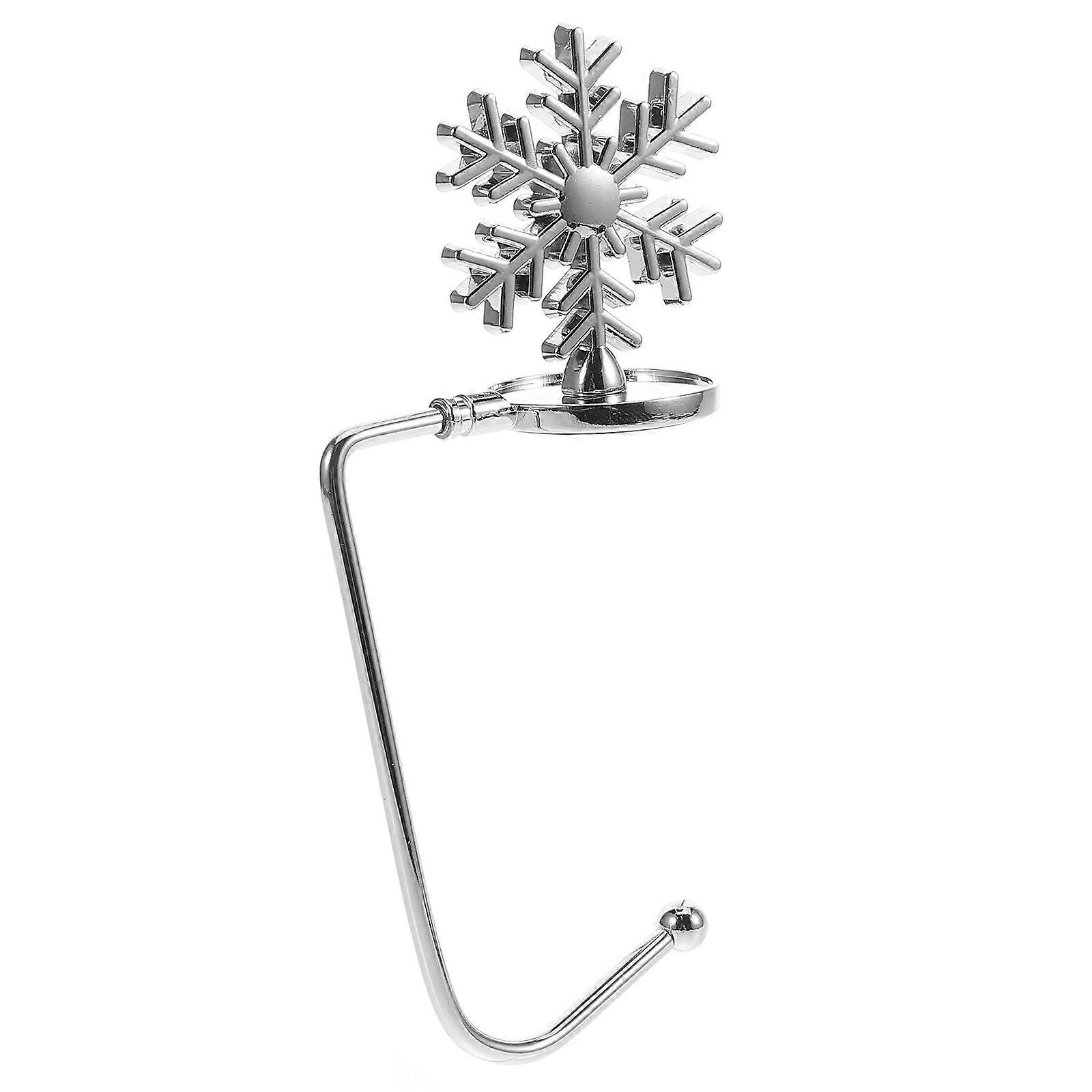 Silver Mantel Stocking Hook for Christmas Hanging Decoration