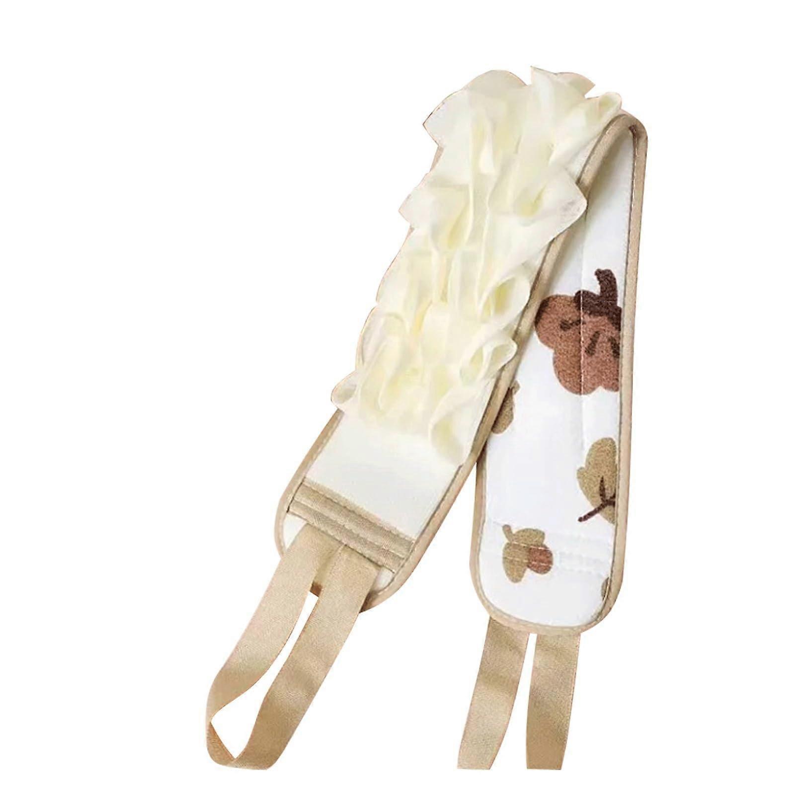 Bath Back Scrubber DoubleSided Exfoliating Loofah Towel ExtraLong Blue Shower Strap