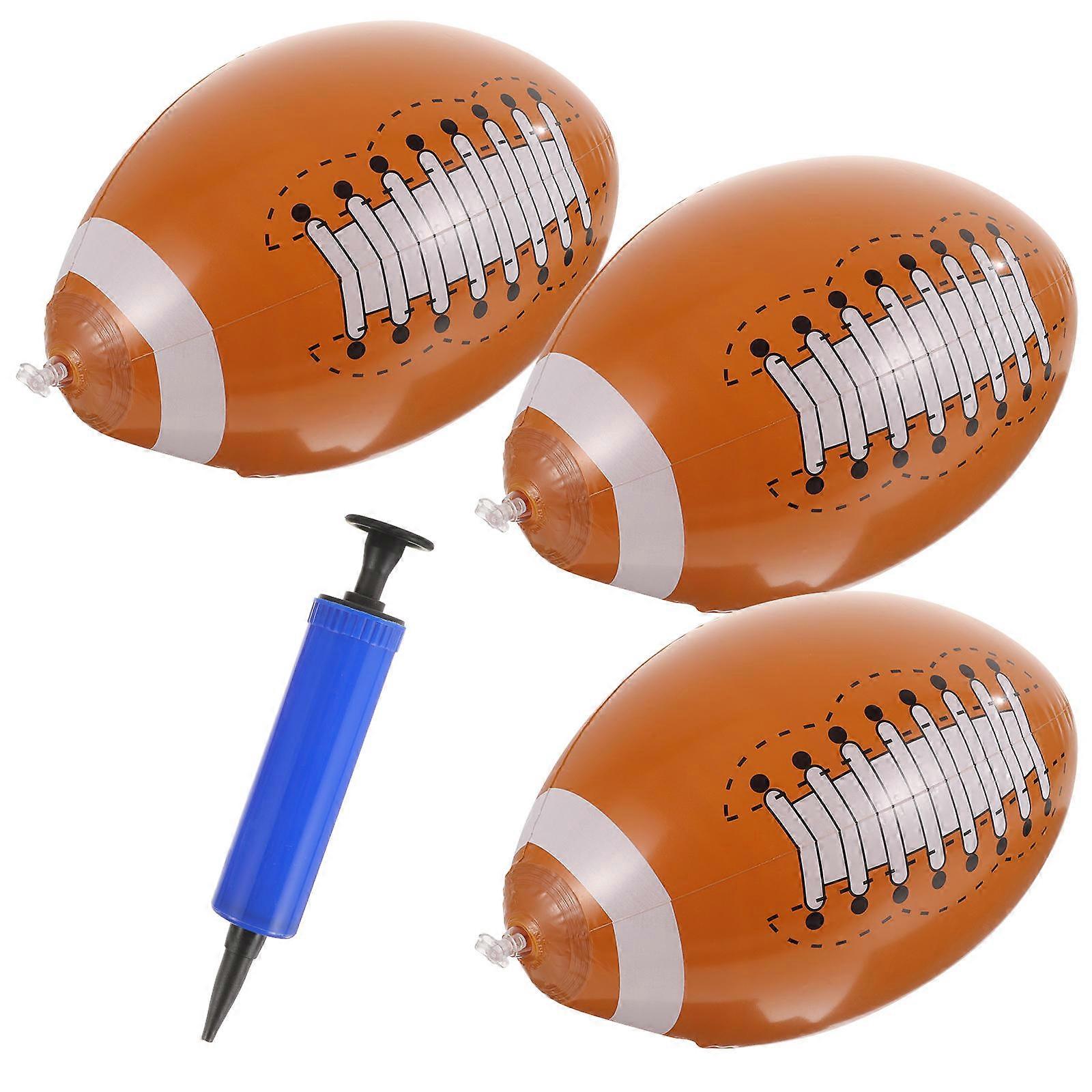 Beach Inflatable Balls 4Sets for Playing with Air Pump in Assorted Colors