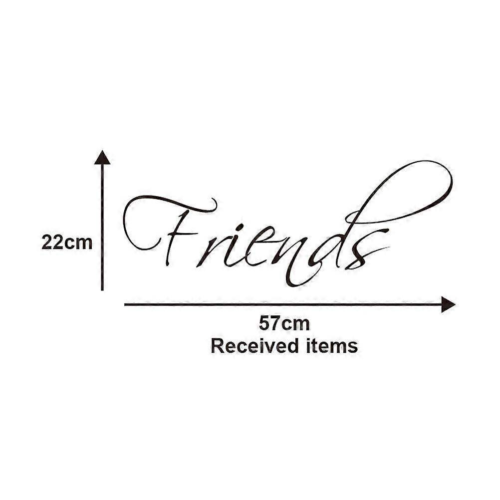 Wall Sticker Friends Vinyl Wall Stickers for Durable Use