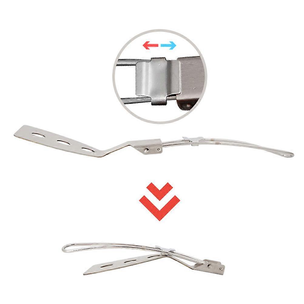 1Pcs Stainless Steel Foldable Baking Tool for Cooking Silver Color