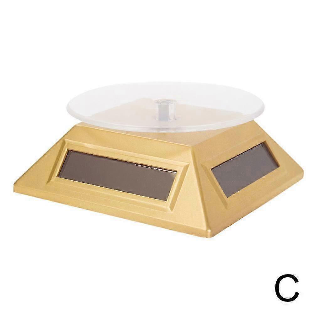 360 Automatic Rotating Turntable Jewelry Organizer Jade Ware Display Stand 26-27s