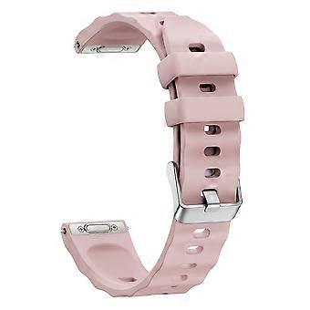 18mm Quick Release Silicone Band for Huawei Watch GT 6 41mm Solid Color Watch Strap with Wave Patter
