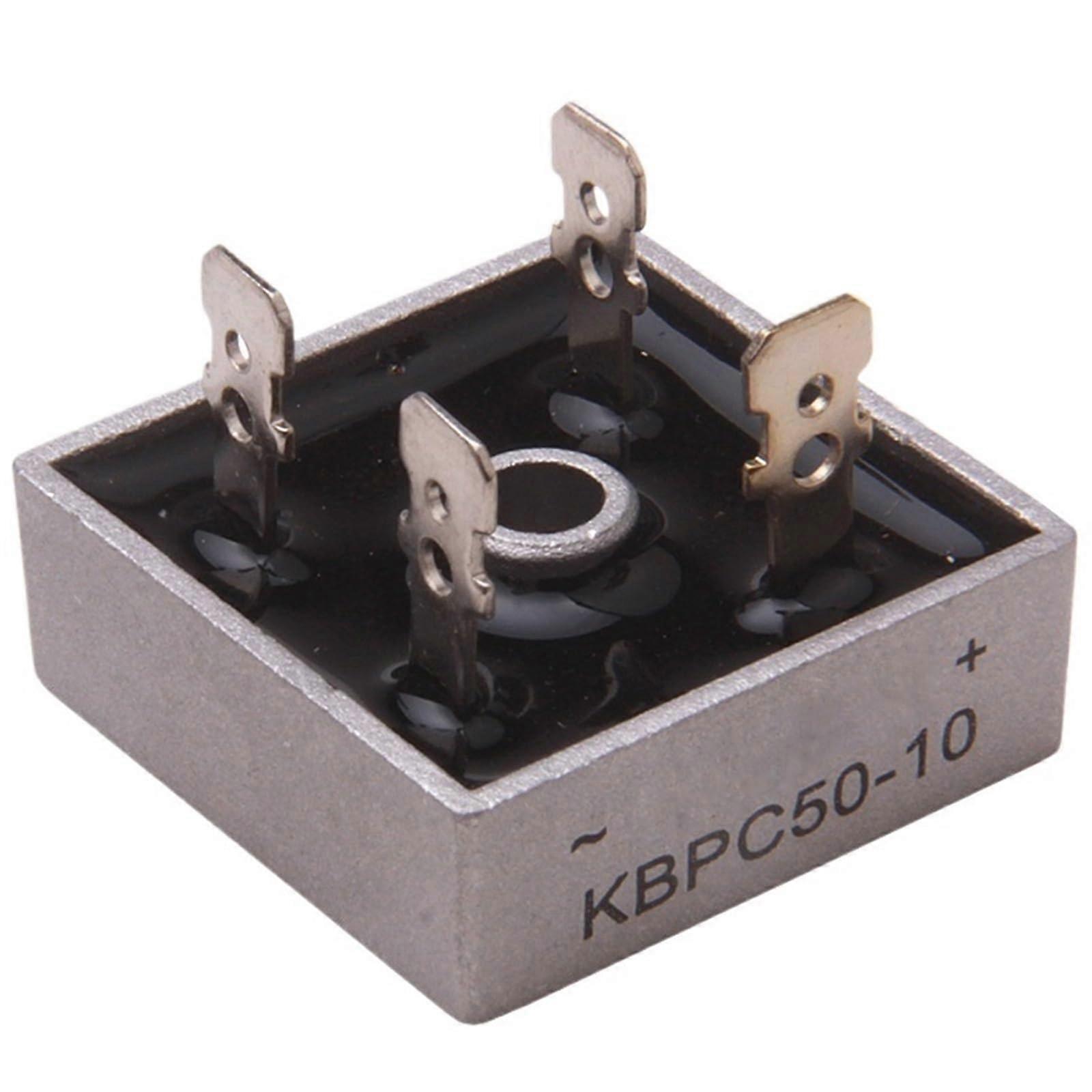 KBPC5010 50A 1000V Single Phase Rectifier Bridge Stack,  Current and Voltage Resistance