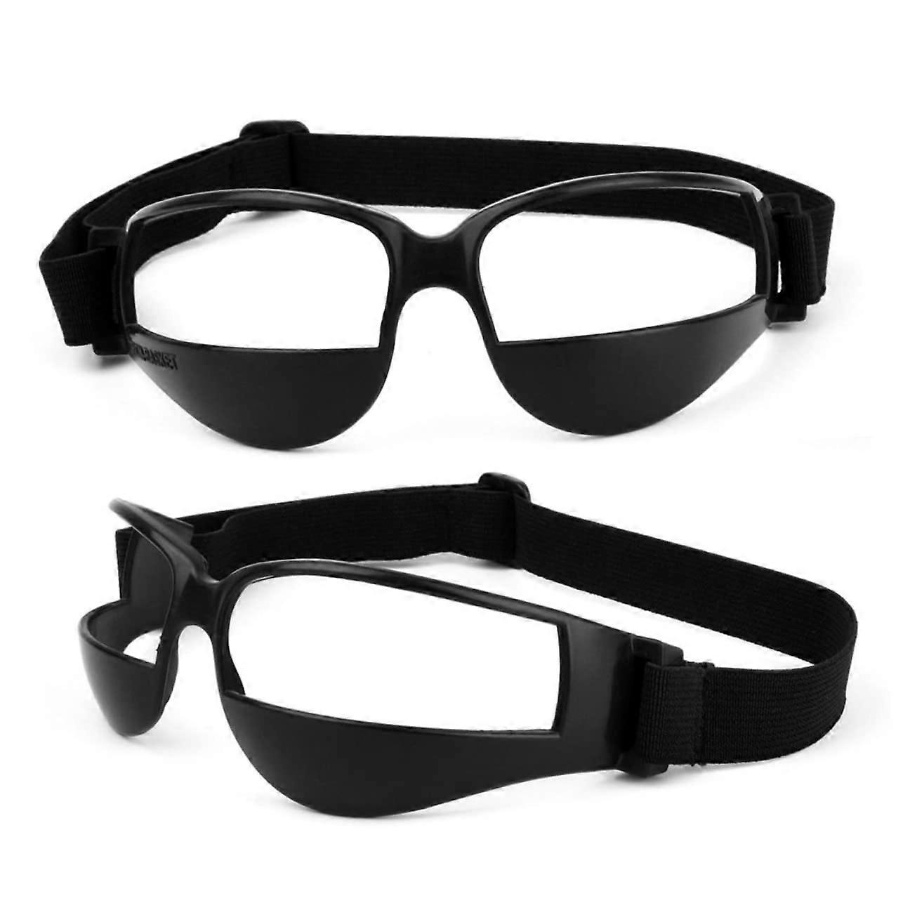 Basketball Training Goggles for Improved Ball Handling, Prevent Looking Down, Adjustable Comfort Black