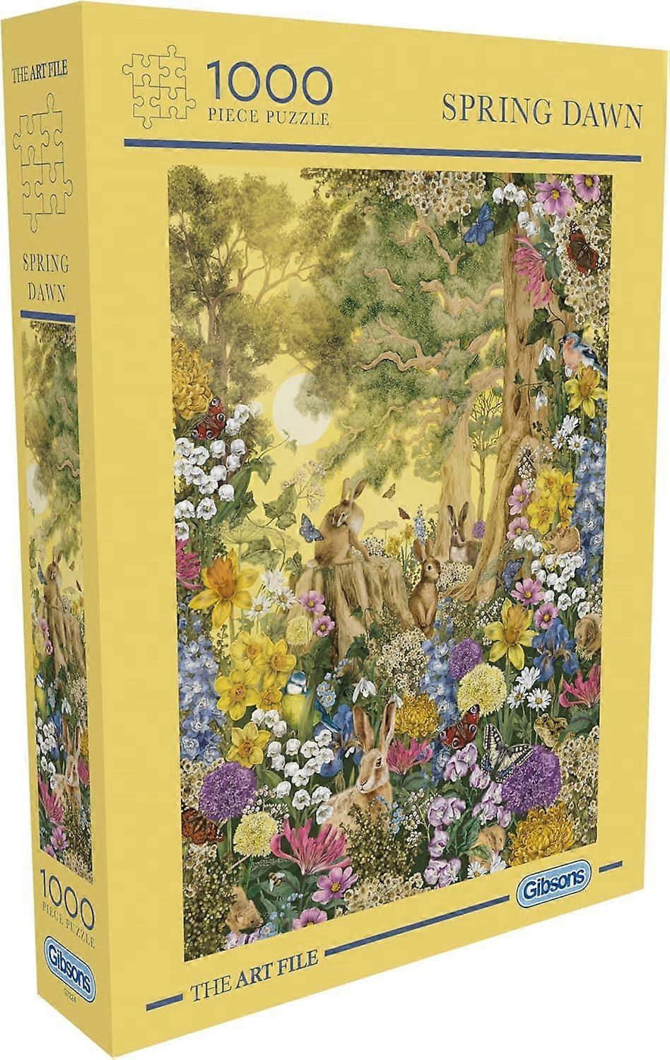 Gibsons The Art File: Spring Dawn Jigsaw Puzzle (1000 Pieces)