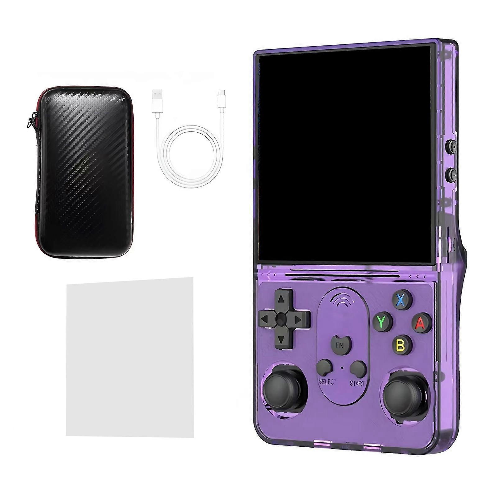 4.0 Inches High Resolution Game Handheld Featuring Extended Batteries Life Compatibility for Cartridges User Friendly for All Ages  amethyst