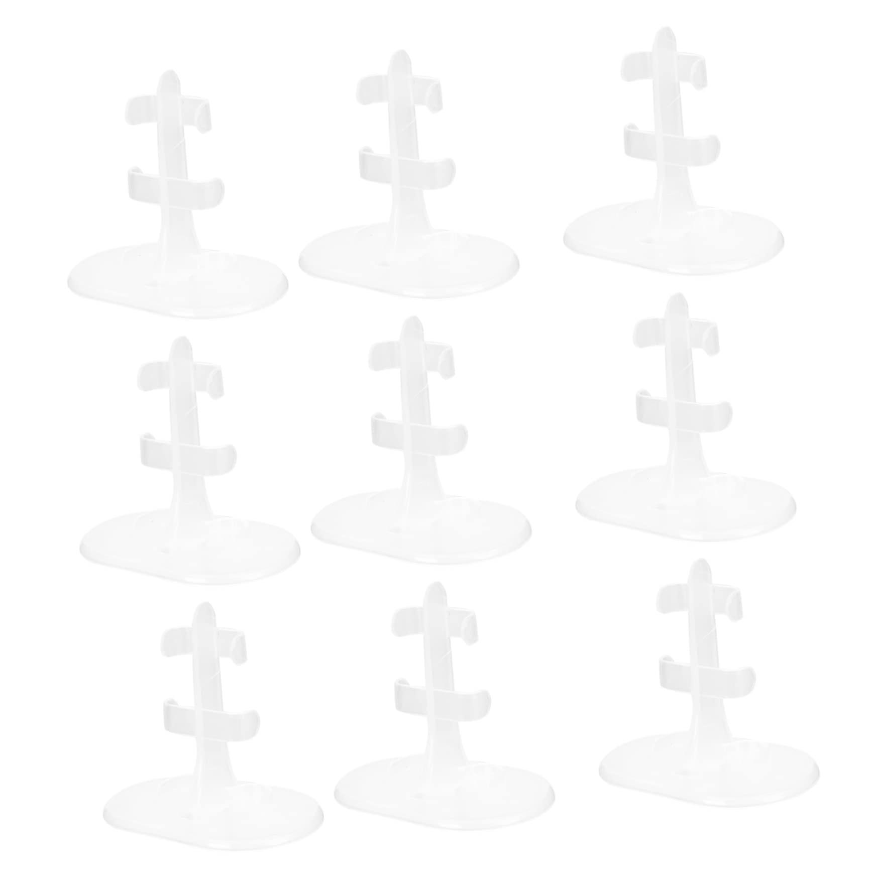 Doll Stands Set 30cm Tall Durable Plastic Holders with Stable Leg Support for Professional Display