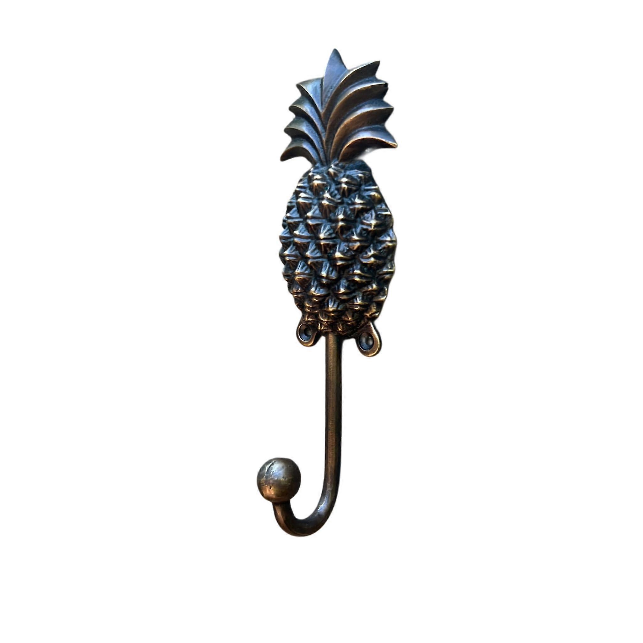 Brass Pineapple Wall Hook Handmade Decorative Home Decor Hanger for SpaceSaving Storage