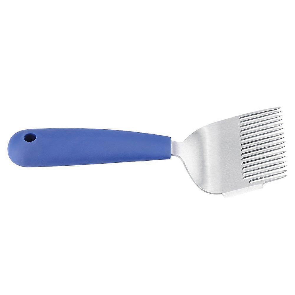 Stainless Steel Bee Uncapping Fork with Ergonomic Plastic Handle for Efficient Honey Extraction