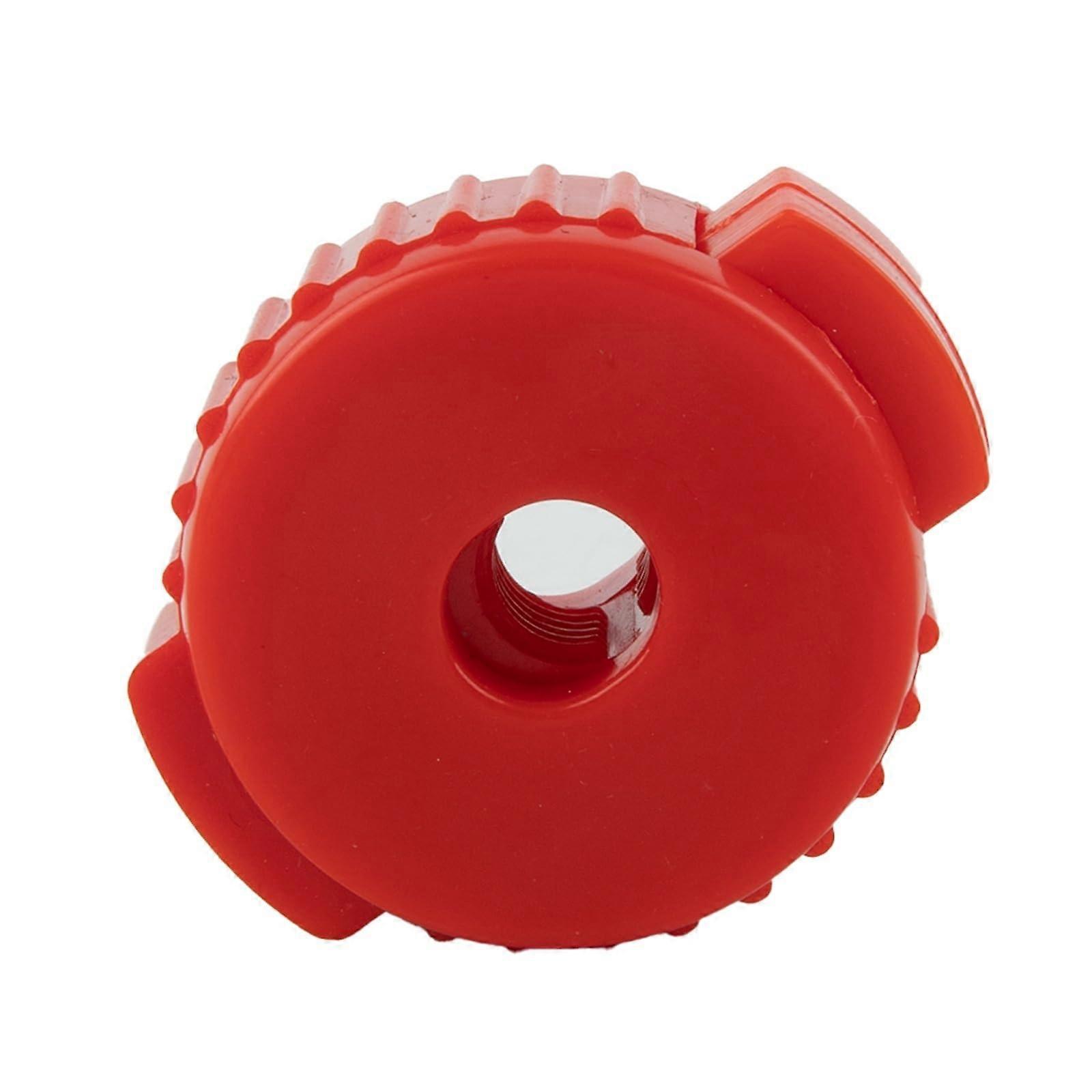 Quick Release Cymbal Fittings PushOn Mount Lightweight Durable Drum Kit Attachment Red 3.7x1.6cm