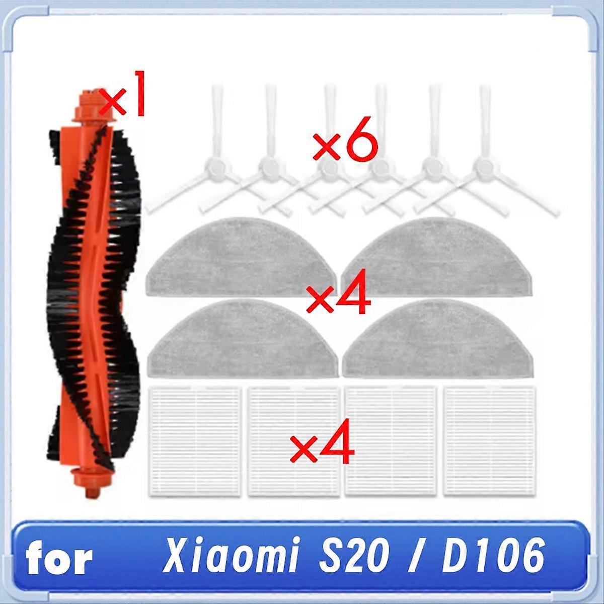 15 Pcs for S20 / D106 Robot Vacuum Cleaner Cleaning Kit