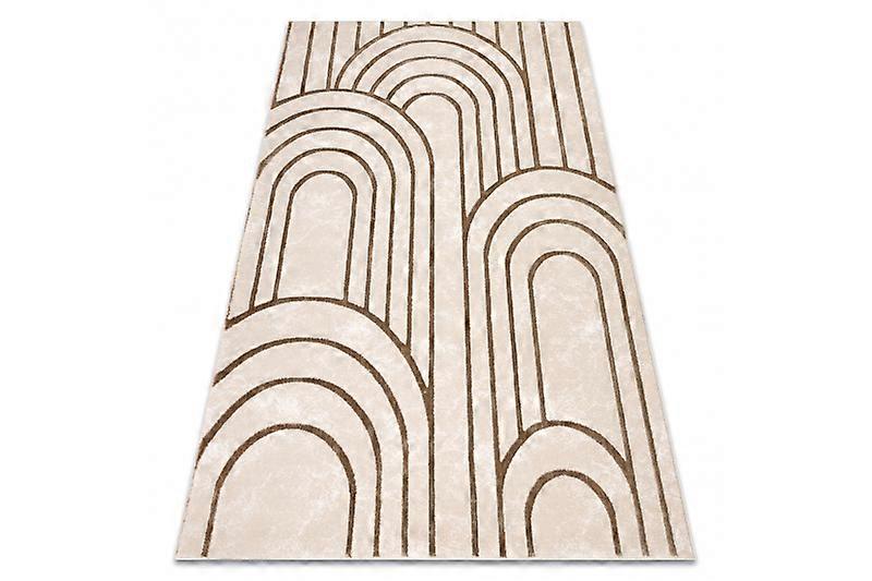 Carpet ALLURE 5756 Geometric - Structural, stylish, glamour beige
