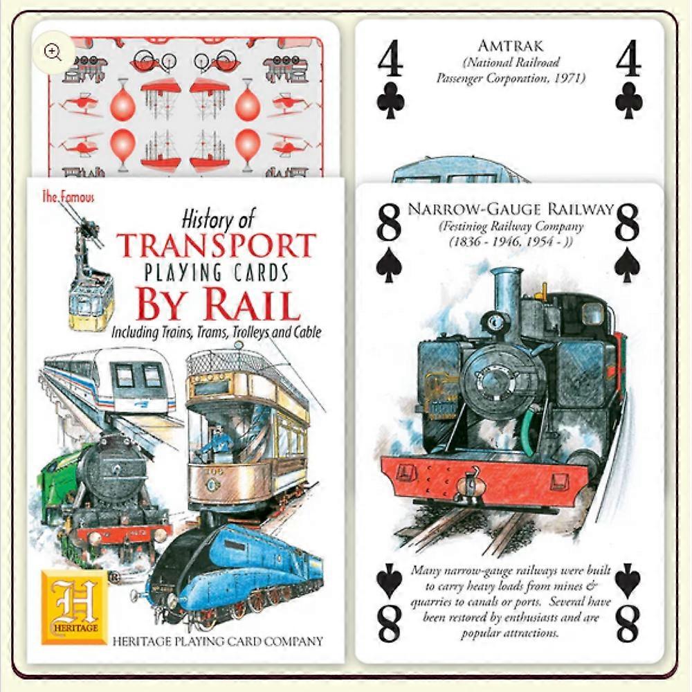 Transport by Rail by Heritage Playing Cards