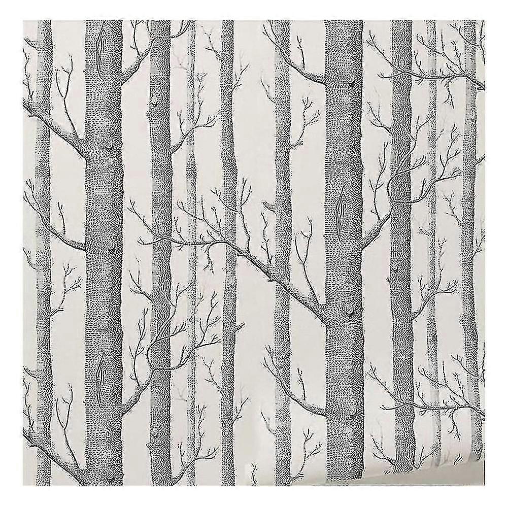 Björk träd tapeter Modern Decor Väggpapper Roll Forest Trä Tapeter för sovrum