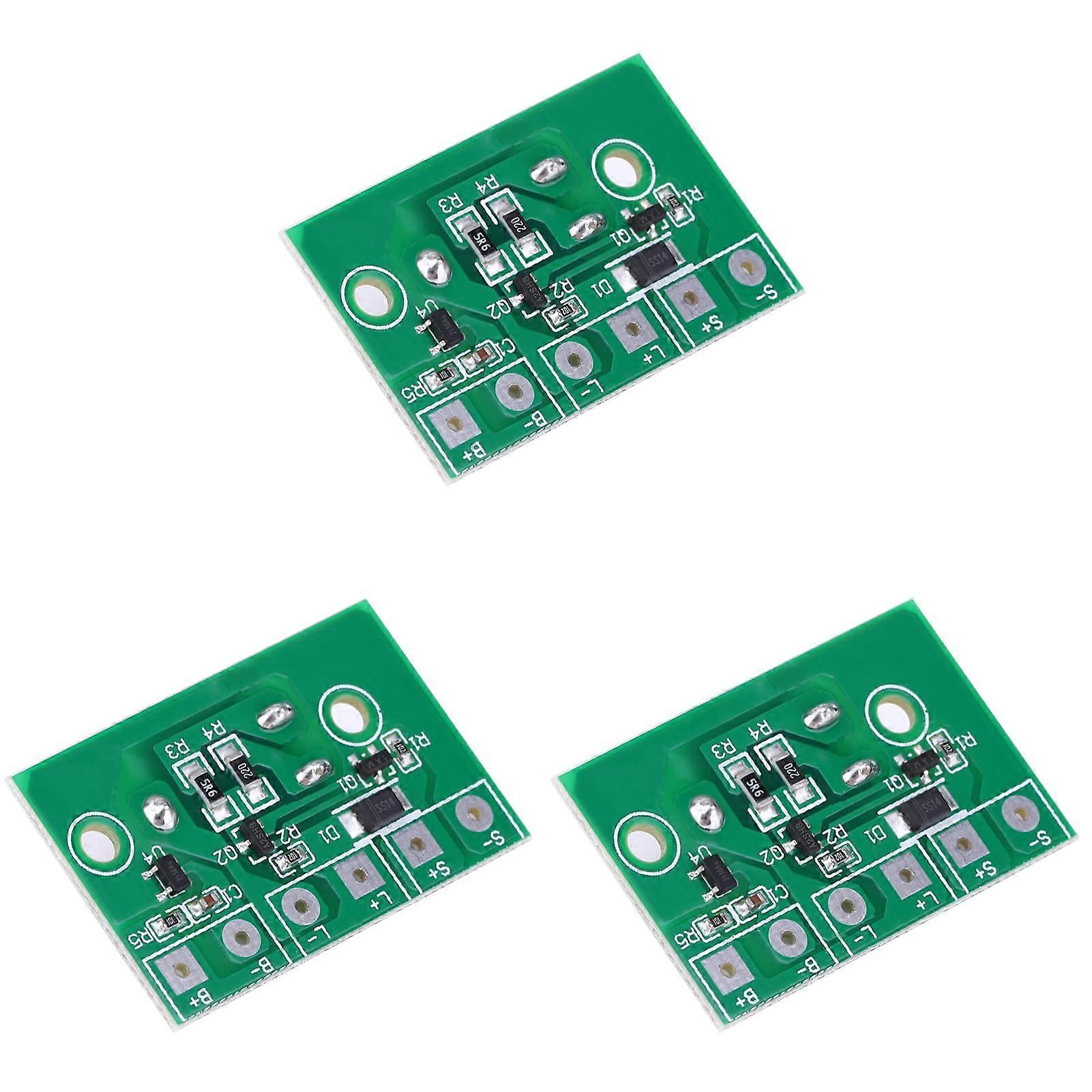 Solar Lamp Controller Module Kit with Switch, Reliable Solar Charging Board for 3.7V Lithium Battery