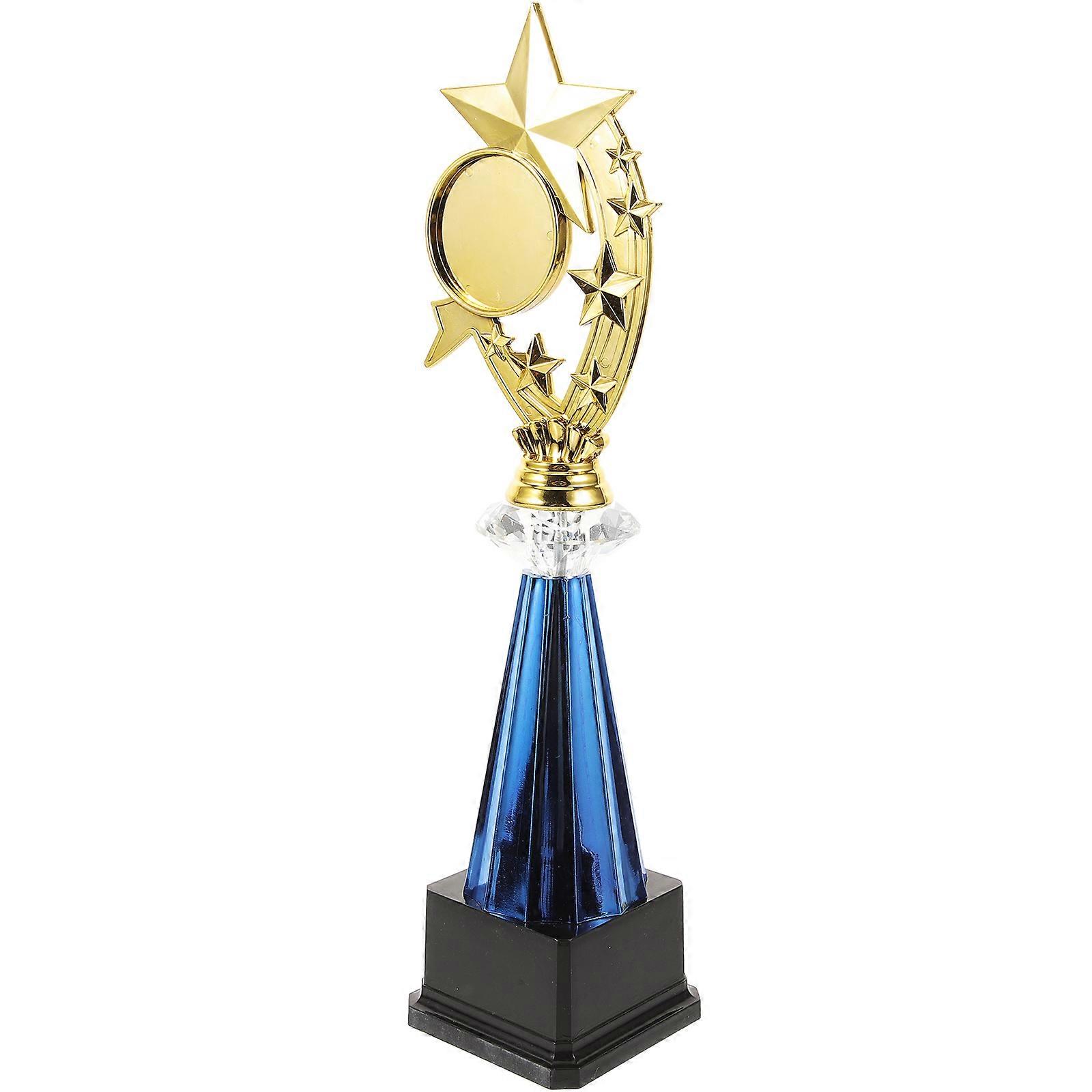 Plastic Trophy Cup for Party Competition with Pentagram Shape 1 Piece