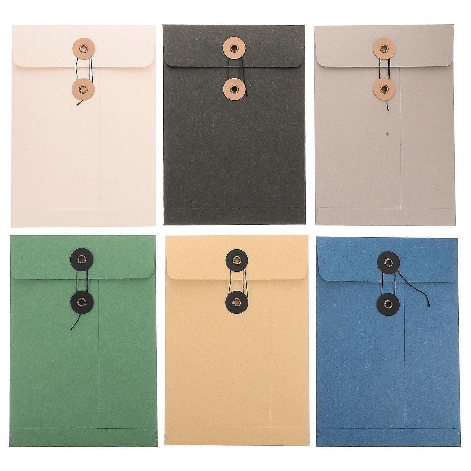 Paper File Pouches Document Holder for Office Use 18Pcs Assorted Color