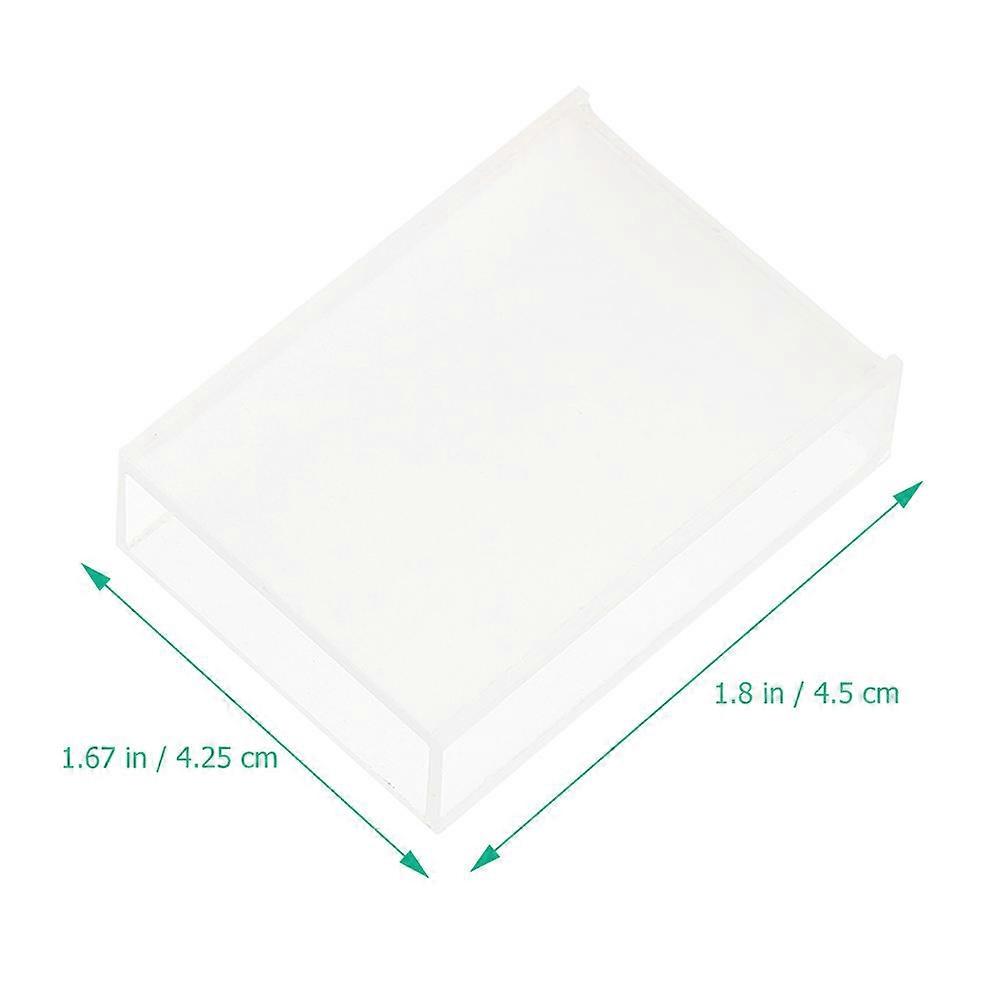 Professional Glass Cuvette for Laboratory Spectrophotometer 2Pcs