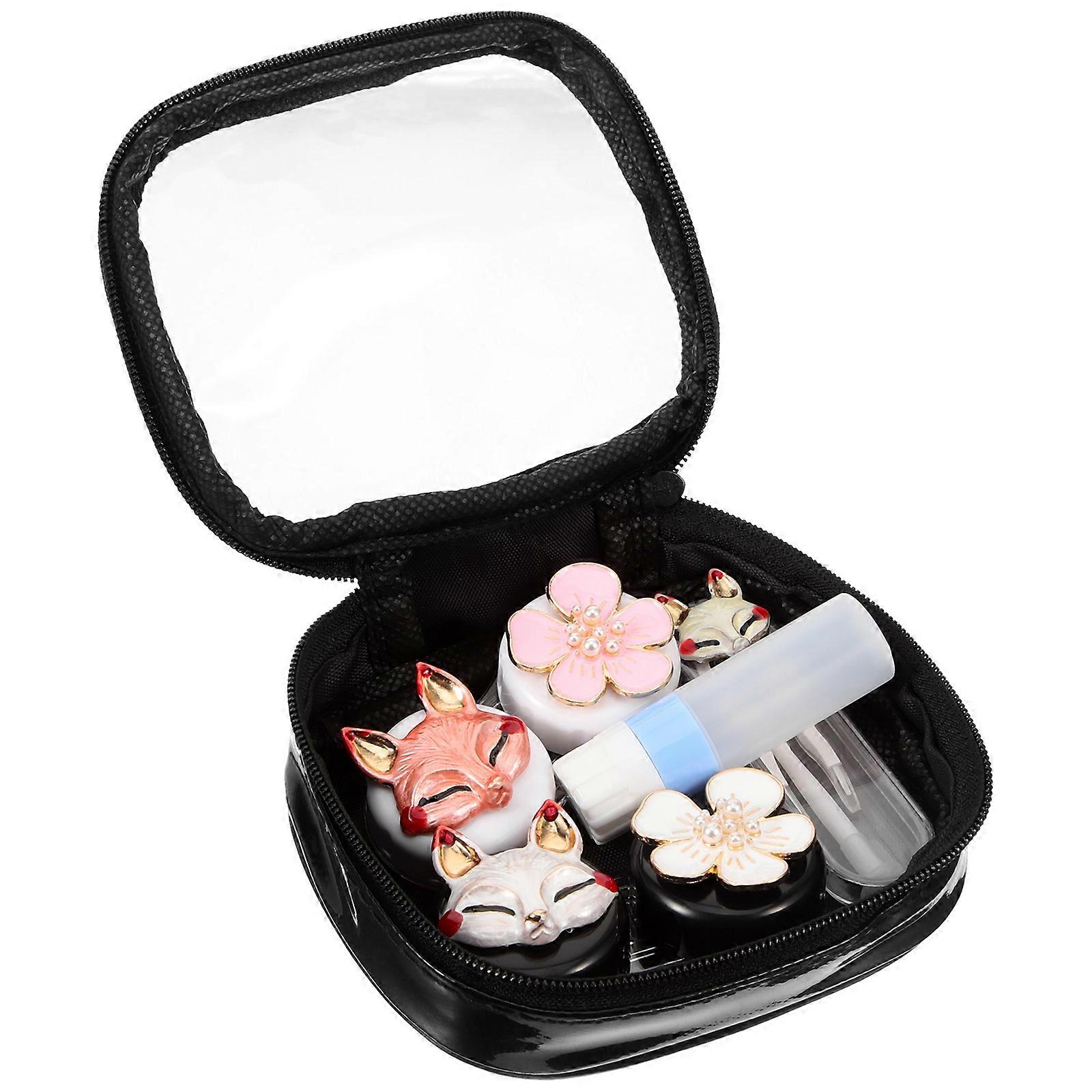 1Set Contact Lens Case for Storage Use Cute Portable Assorted Color Kit