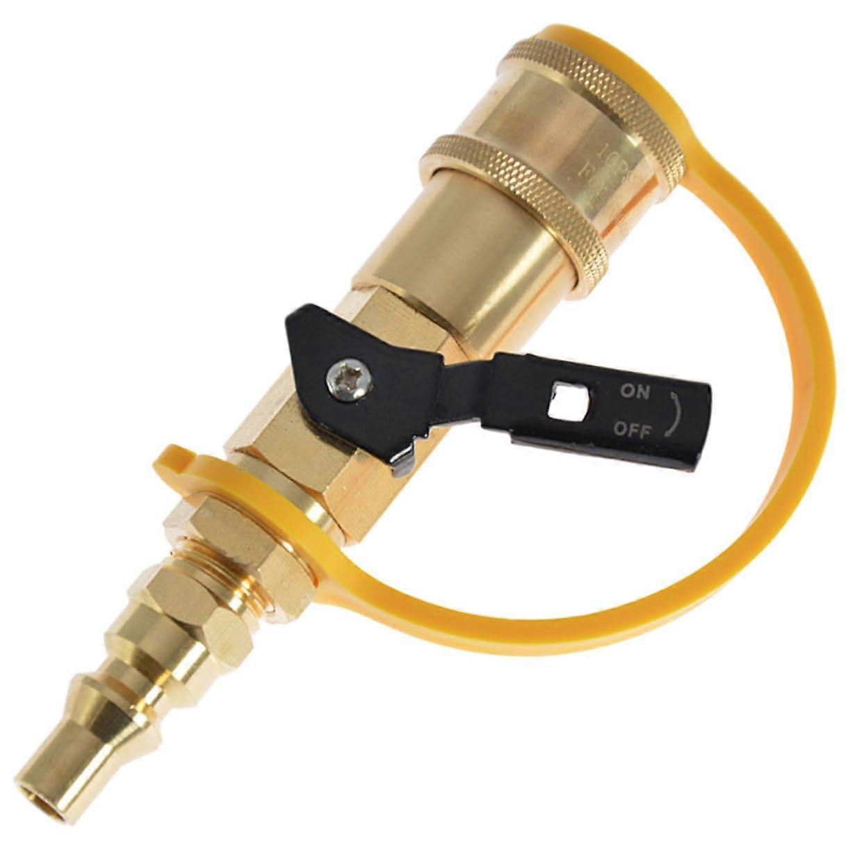 Propane Quick Connect Adapter Kit for RV Grill Fast Hookup Outdoor BBQ Camping