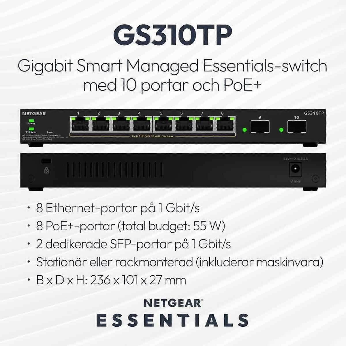 Netgear GS310TP-200EUS-switch