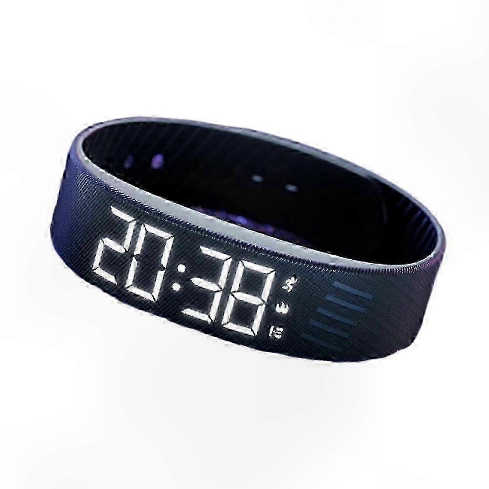 Silent Vibration Wake-Up Alarm Clock Watch with Adjustable Features