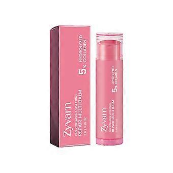 Baume multi-usages au collagène hydrolysé à 5 %, baume hydratant visage au squalane (5 g), stick hydratant au beurre de karité pour peaux sèches