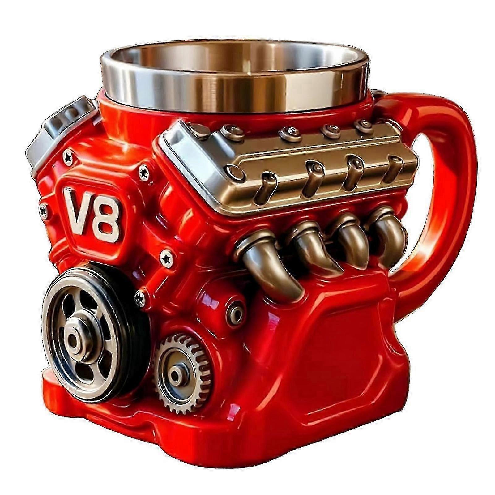 15oz Retro Engine Mug Large Capacity Drinking Mug Present compatible Coffee Lovers