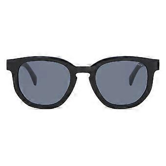 Okulary przeciwsłoneczne Levi's LV 1022/S 807/IR Full Rim Black Unisex Oval UV3 Original