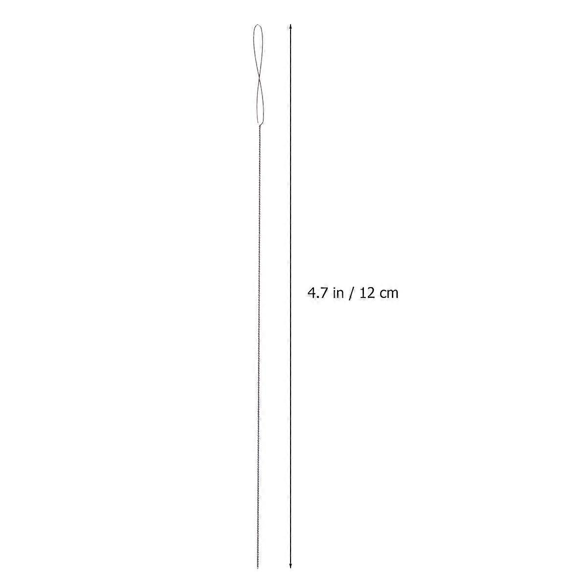 6Pcs Beading Needles Stitching Needle Silver DIY Sewing Accessories