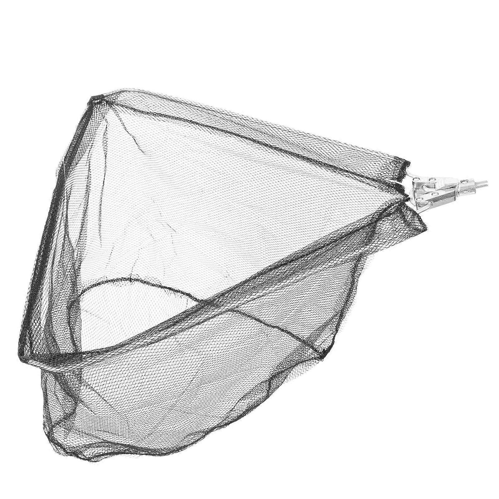 Replace Fishing Net Triangular Head for Practical Dark Grey Mesh