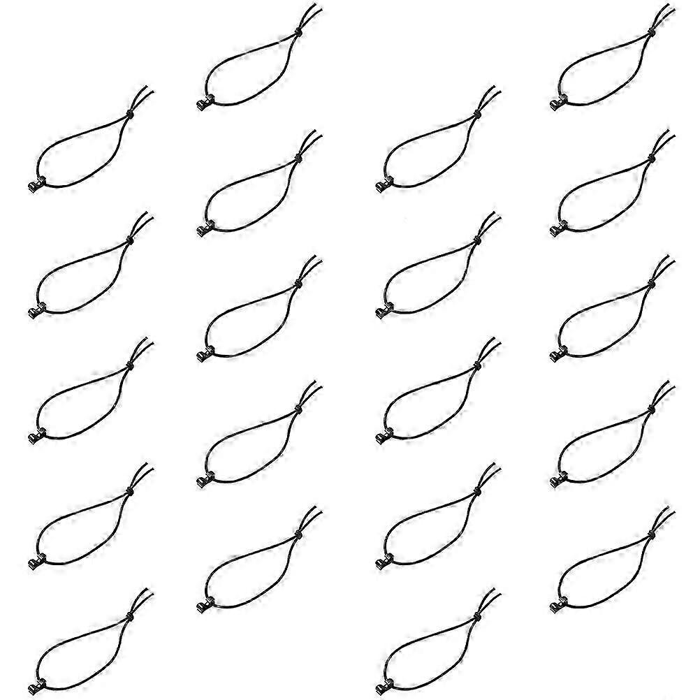 Elastic Strap Hook Fastener for Securing Backpack Straps with 20Pcs Hooks