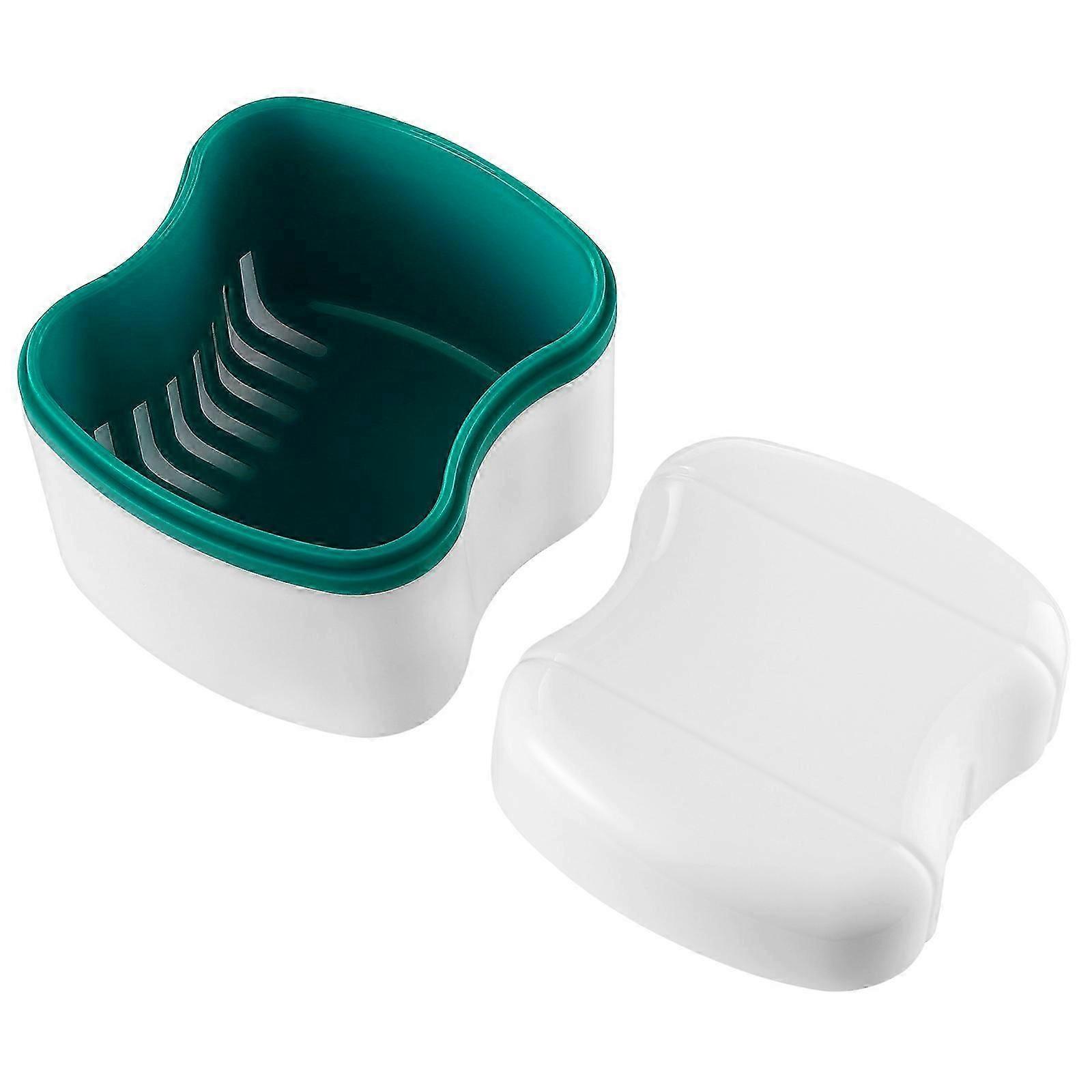 Plastic Denture Case Denture Storage Container for Storage 1Pcs
